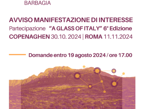 Avviso Manifestazione di Interesse per la partecipazione a  “A Glass of italy” 6° edizione, a Copenaghen e Roma ottobre-novembre 2024