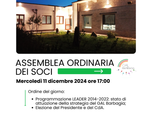 Convocata l’Assemblea dei Soci Ordinaria: 11 dicembre 2024 ore 17:00