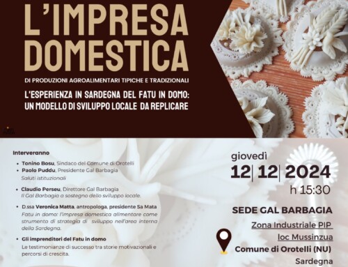 Fatu in Domo: Incontro su impresa domestica di produzioni agroalimentari tipiche e tradizionali 12.12.2024